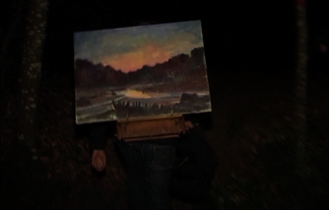 2010 : "Peindre le jour, peindre la nuit" / Vidéo-performance / 4 : 3 / 24 min / DV / Couleur & son