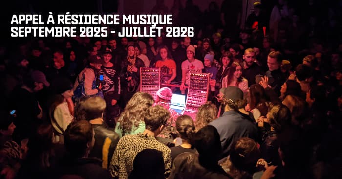 Appel à résidence musique 2025-2026 !